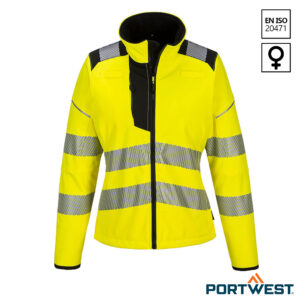 Portwest PW3 PW381 Hi-Vis Softshell veiligheidsjas dames High-Visibility