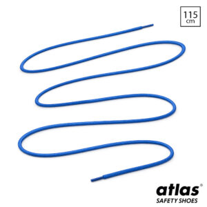 Atlas 37080 blauwe veters Senkel Halbschuh Flash blue 115 cm