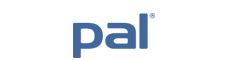 Logo en beeldmerk van PAL International en PALtx