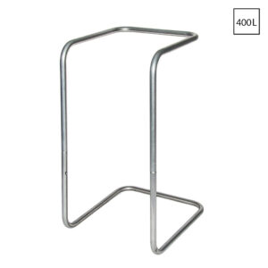 Knapzak afvalzakhouder 400 liter sendzimir verzinkt frame