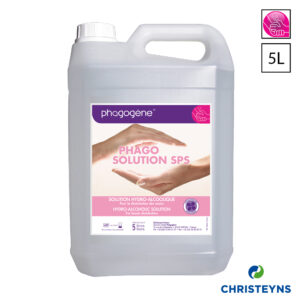 Kunststof jerrycan met Phagogène Phago Solution SPS handdesinfectie