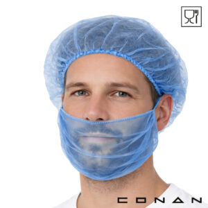Disposable nylon micromaas baardmaskers Conan 10-016 food grade