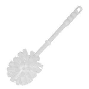 Witte toiletborstel los gemaakt van kunststof