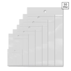 Gripzakken standaard LDPE 50 mu transparant