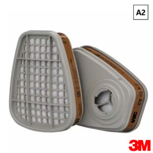 3M 6055 A2 gas- en dampfilters met bajonetaansluiting