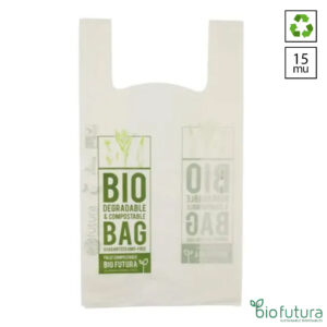 Bio Futura hemddraagtassen M Bioplastic 27x14x50 cm 15 mu transparant