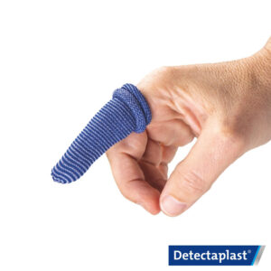 Detectaplast 20035VL5 Vingerlingen textiel vuilwerend blauw
