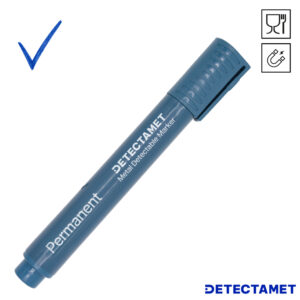 Detectamet detecteerbare permanente markers met beitelvormige punt