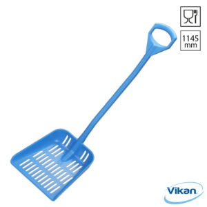 Vikan 5603 uitlekschep met greep Polypropyleen food grade 1145 mm