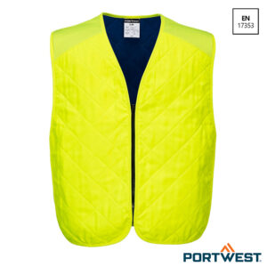 Portwest CV09 koelvest watergeactiveerd fluorescerend geel