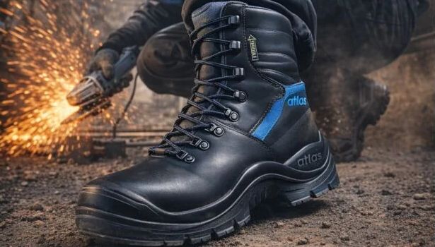 Atlas veiligheidslaars met hoge schacht voor bouw en zware industriële werkzaamheden