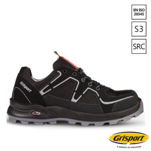 Grisport Nordic werkschoen S3 laag met veter zwart