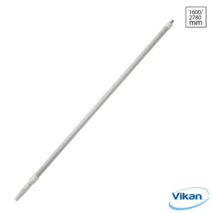 Vikan 2973Q telescoopsteel aluminium waterdoorvoer 1600 - 2780 mm