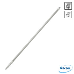 Vikan 2973Q telescoopsteel aluminium waterdoorvoer 1600 - 2780 mm