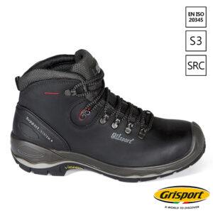 Grisport 72049 var 16 werkschoen S3 hoog met veter zwart