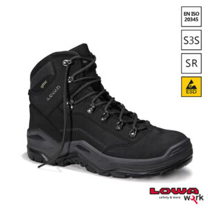 Lowa Renegade Work GTX Black MID S3S veiligheidsschoen SR