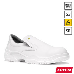 Elten White Slipper Low ESD S2 veiligheidsschoen SR instapper