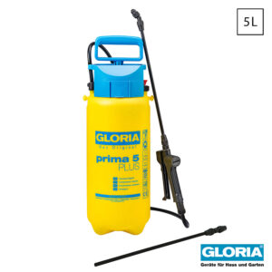 Gloria Prima 5 Plus drukspuit met kunststof lans en sproeidop 5 liter