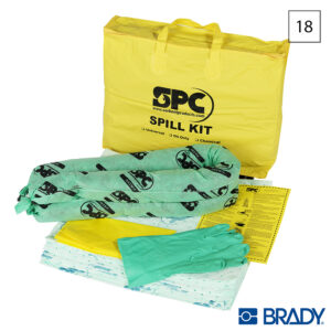 Brady SPC 813858 SKH-PP Spill Kit Economy chemie 18 liter