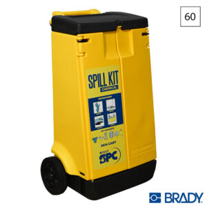 Brady SPC 813880 SKH-CART Spill Kit Kaddie chemie 60 Liter