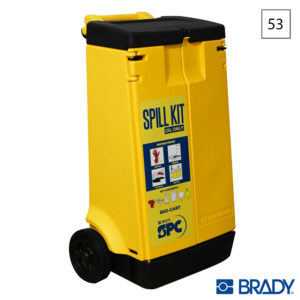 Brady SPC 813878 SKO-CART Spill Kit Kaddie olie 53 Liter