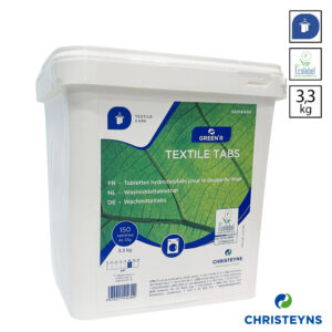 Christeyns GreenR Textile Tabs wasmiddel tabletten 150 stuks