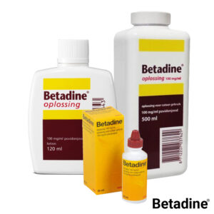 Betadine oplossing desinfectiemiddel voor wondverzorging