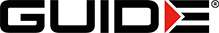 GUIDE-logo op een witte achtergrond.