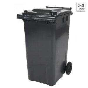 Afvalcontainer 2-wiel gerecycled HDPE 240 liter 580x740x1100 mm