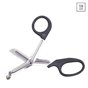 Verbandschaar RVS met kunststof greep 19 cm
