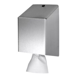 RVS poetsroldispenser voor midi poetsrollen