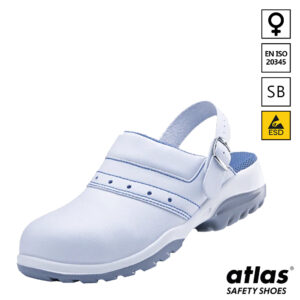 Atlas CL 370 ESD SB lage open hiel veiligheidsschoen wit