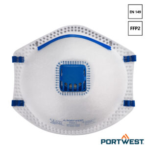 Portwest P201 stofmasker FFP2 NR met uitademventiel