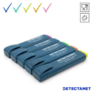 Detectamet detecteerbare markeerstiften assorti 5 stuks