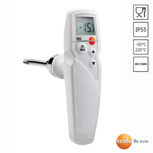 Testo 105 handthermometer met diepvriesvoeler 0563 1054