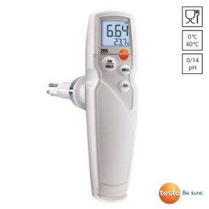 Testo 205 pH-meter 0563 2051 met temperatuursonde