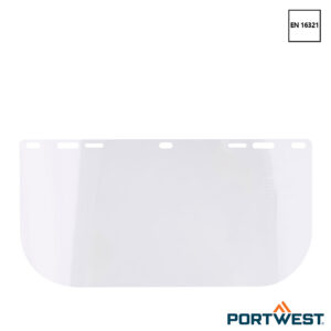 Portwest PF30 vervangend helder vizier van polycarbonaat