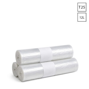 Afvalzakken LDPE 32x42 cm T25 transparant