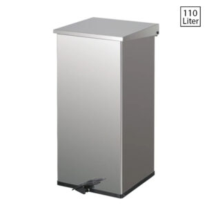 Pedaalemmer RVS DutchDesign Carro-Kick 110 liter 39x39x80 cm