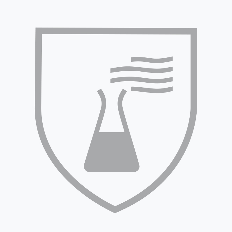 Pictogram voor bescherming tegen vloeibare chemicaliën