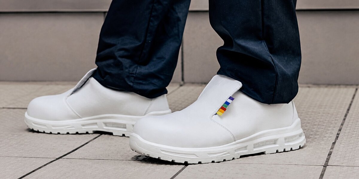 Elten witte foodschoenen