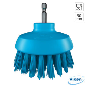 Vikan 8700 HyDrive ronde borstel extra hard food grade 90 mm