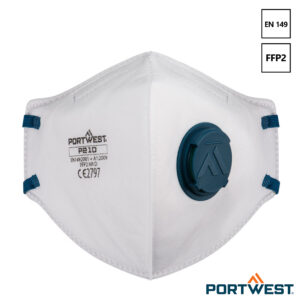Portwest P210 platgevouwen Dolomite stofmasker FFP2 NR D