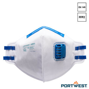 Portwest P251 platgevouwen stofmasker FFP2 NR met uitademventiel