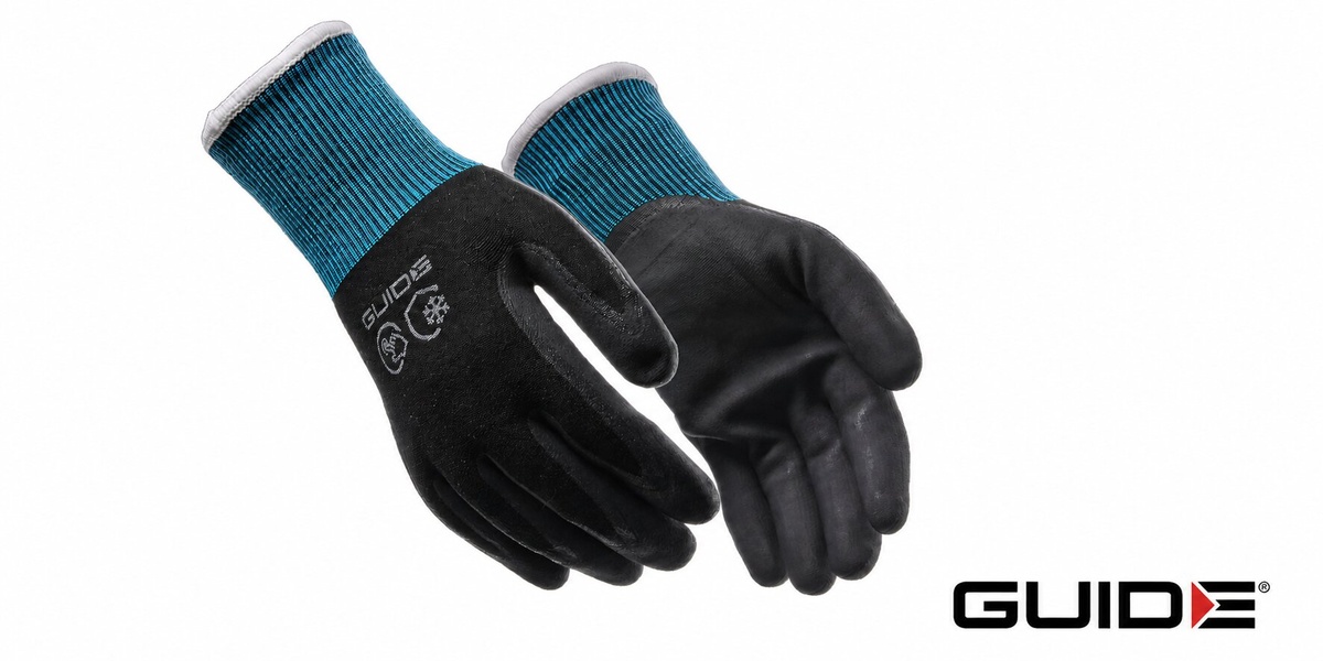 Guide thermal safety gloves for cold and wet working environments