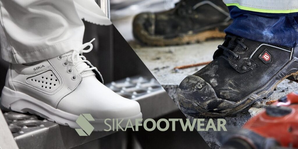 Sika safety shoes for the food industry and industrial working environments