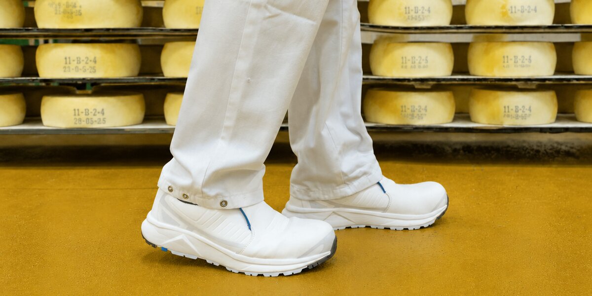 White Sika Footwear safety clogs in the food industry